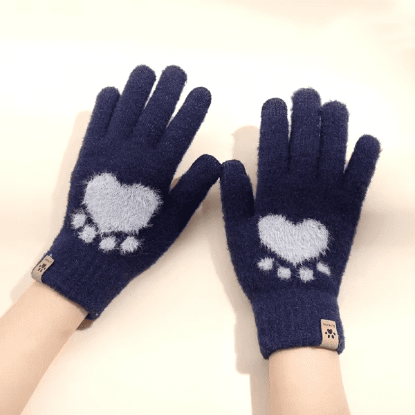 Winter Cat Paw Gloves