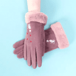 Suede Fabric cat gloves