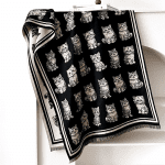 Luxury Cashmere Cat Print Scarf
