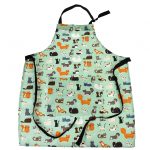 green cat apron