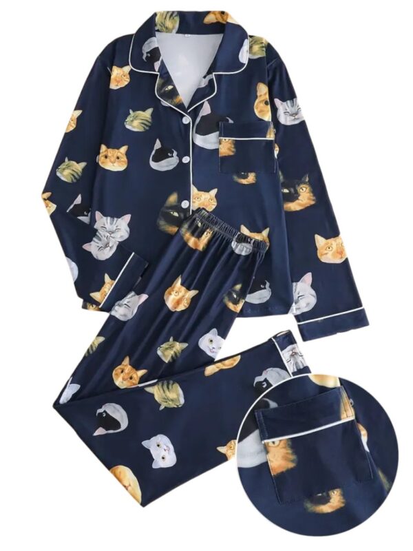 cartoon cat pyjama