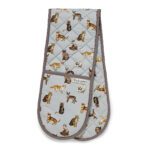 Double cat oven gloves