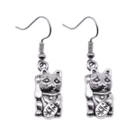 lucky cat earrings