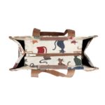 top of cat tote bag