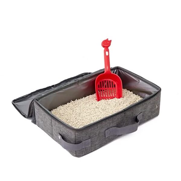 Foldable, Leakproof Travel Litter Tray