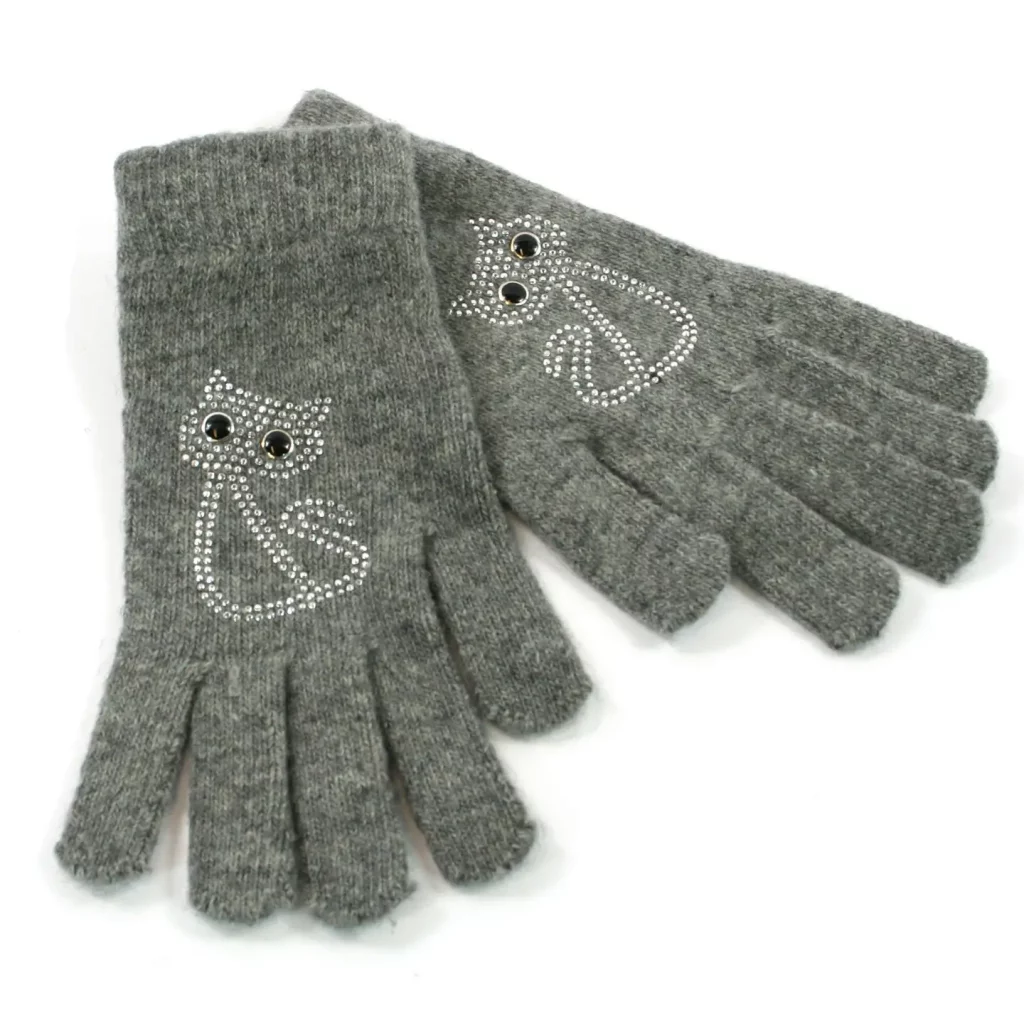 Knitted cat Gloves