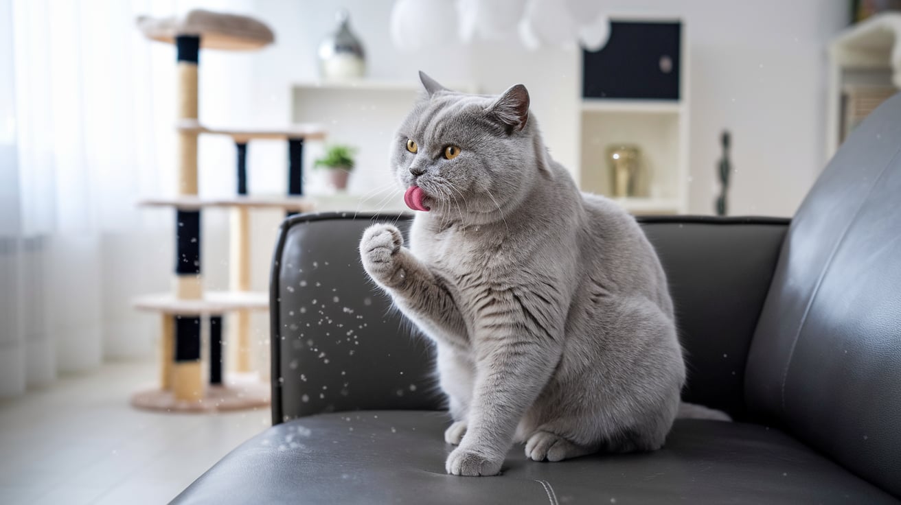 british shorthair grooming causing allergens 