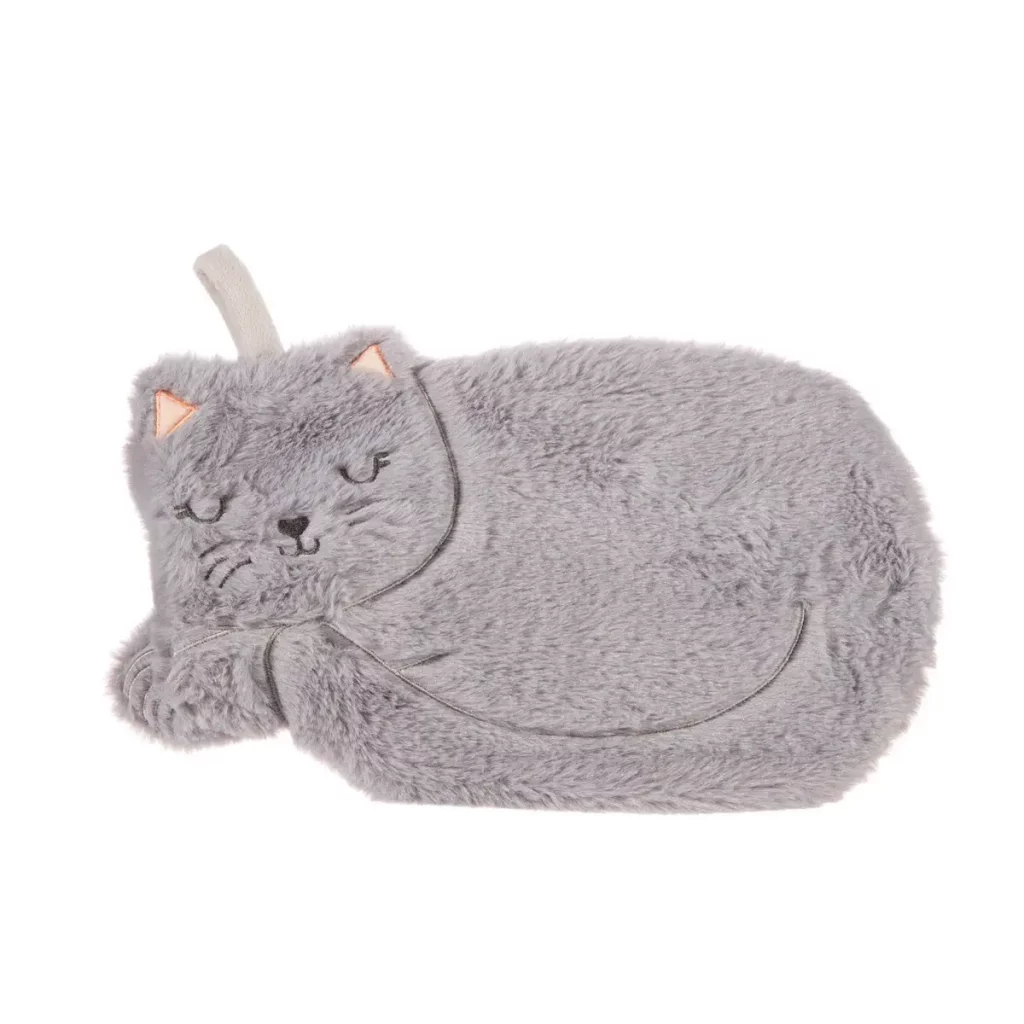 cat shaped hot water bottle