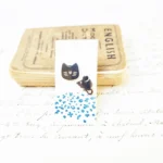 cat and mouse earrings