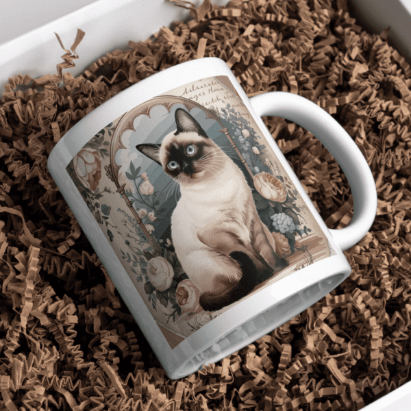 siamese cat mug