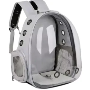 grey space capsule cat carrier