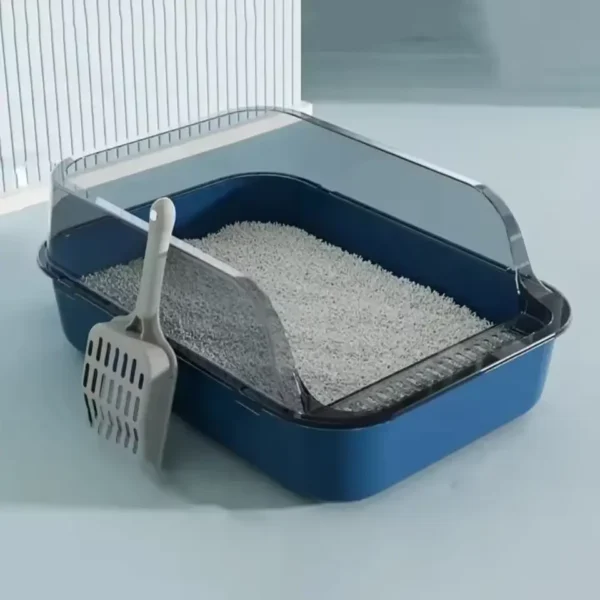 blue hide sided cat litter tray