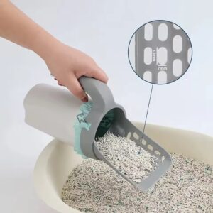 cat scooper with bag