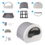 contents of uv light cat litter tray