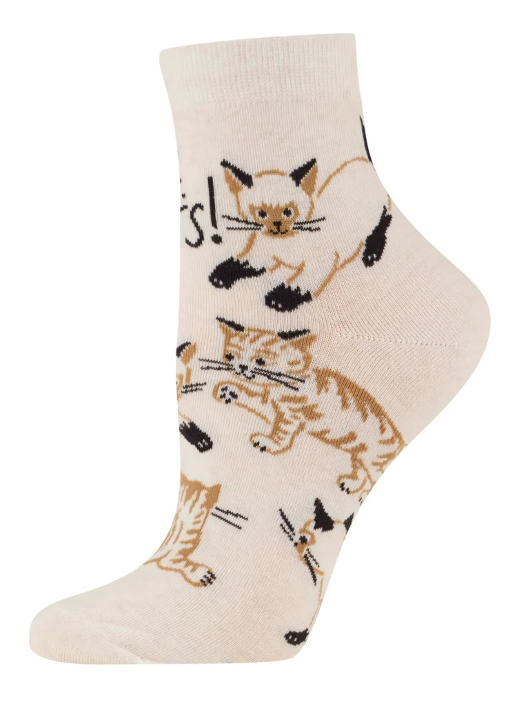 funny cat socks