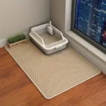 honeycomb cat litter mat