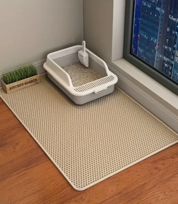 honeycomb cat litter mat