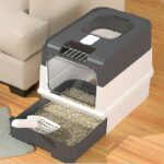 large cat litter tray with removable tray