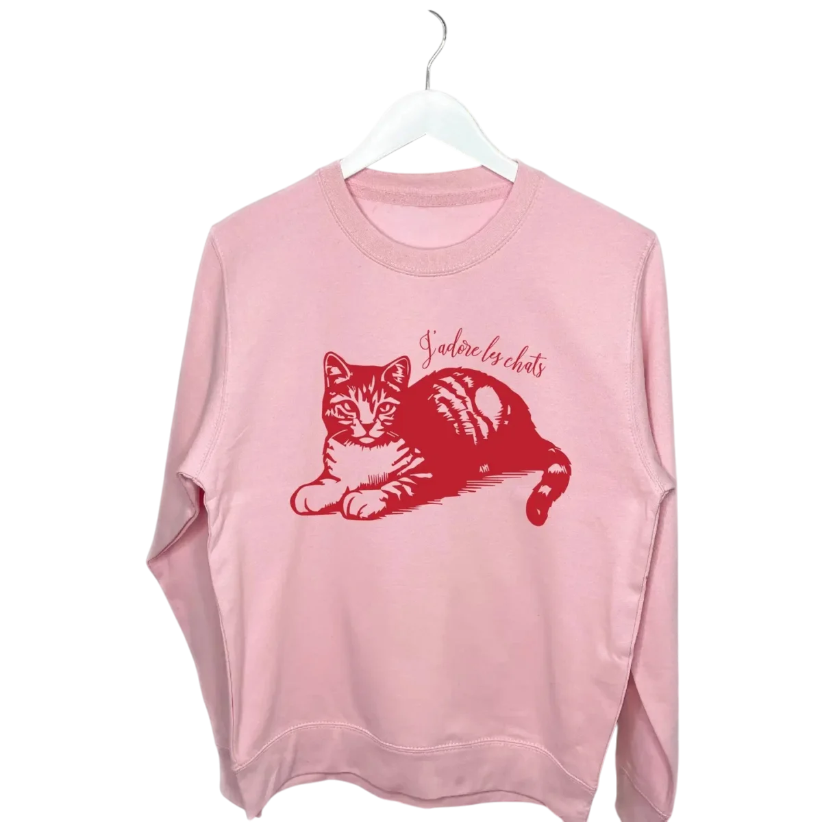 cat pink jumper