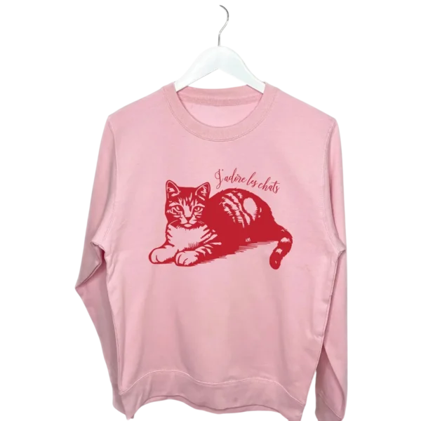 cat pink jumper