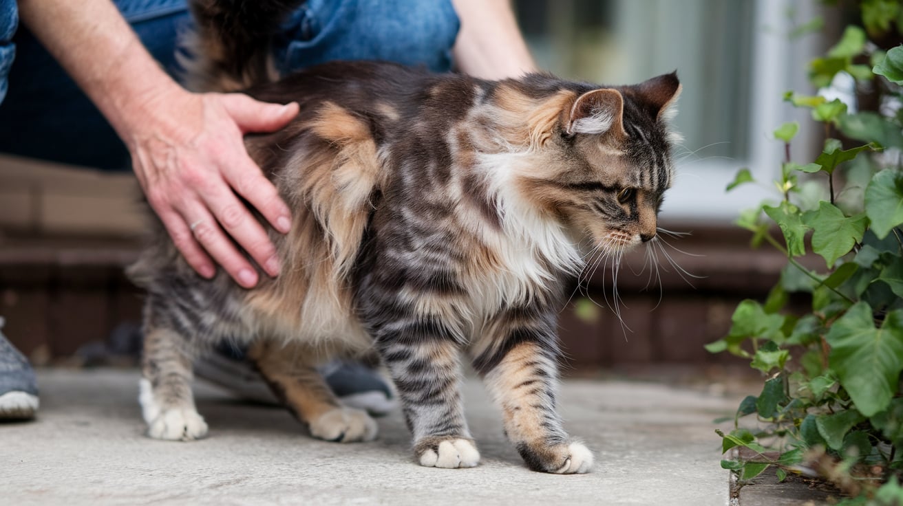 maine coon with hip dysplasia