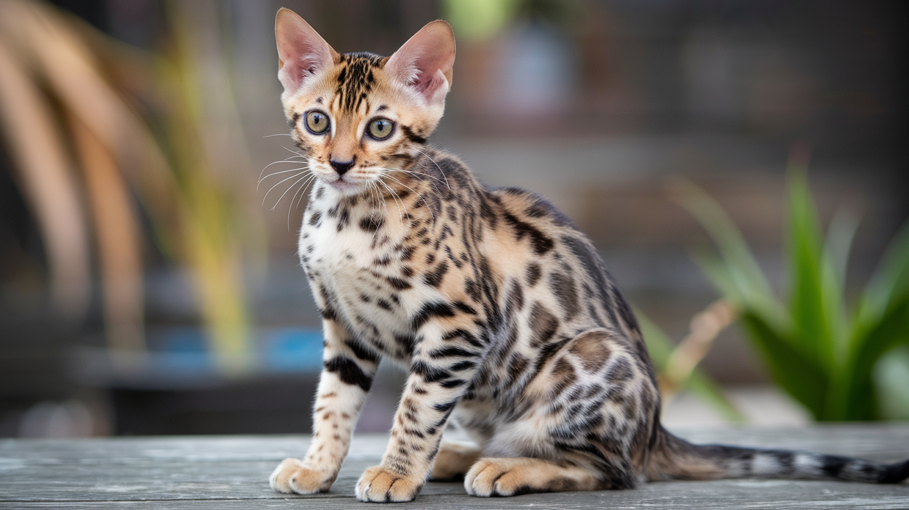 1 year old bengal cat