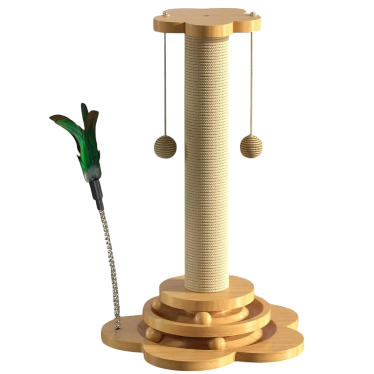 interactive sisal cat scratcher