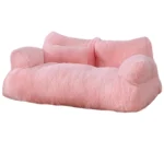 pink sofa cat bed