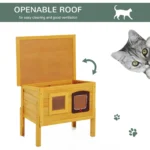 open cat outdoor cat shelter