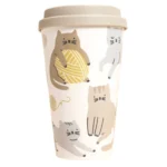 cat travel mug without sleeve