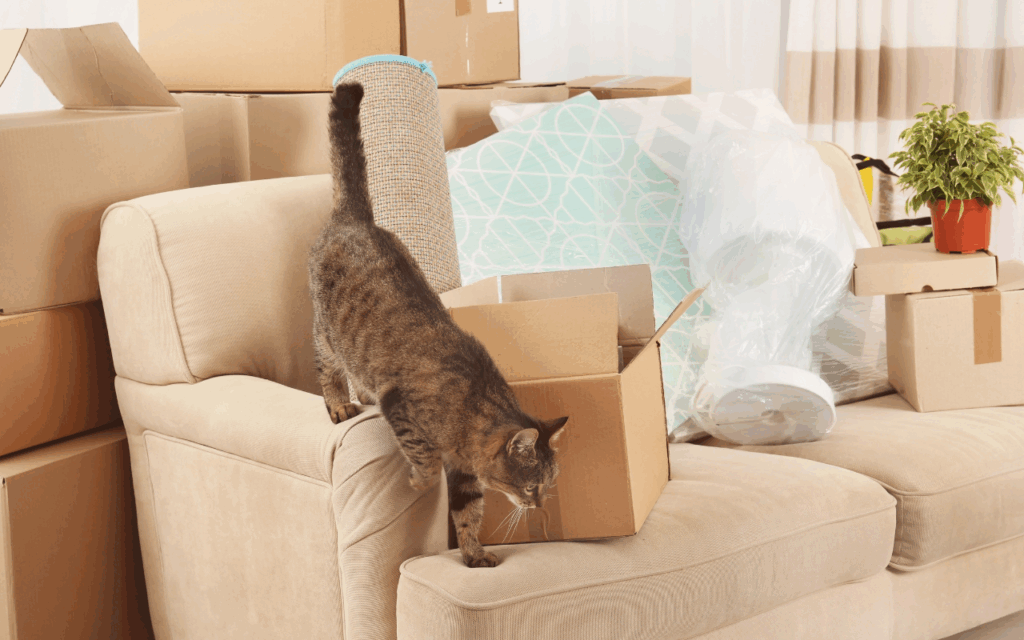 moving house with a cat